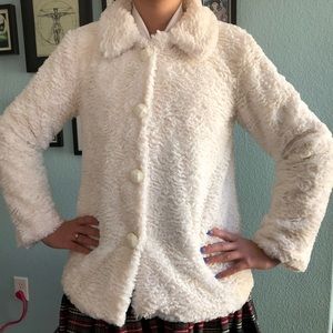 NWT Glam Faux Fur Coat